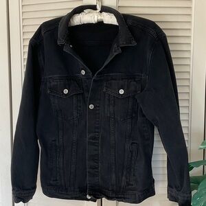 Brandy Melville John Galt Black Denim Jacket